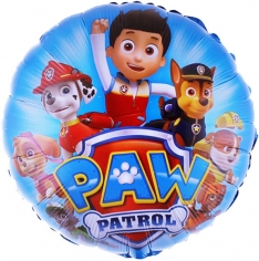 Шар Круг Щенки, Дружная команда (в упаковке)